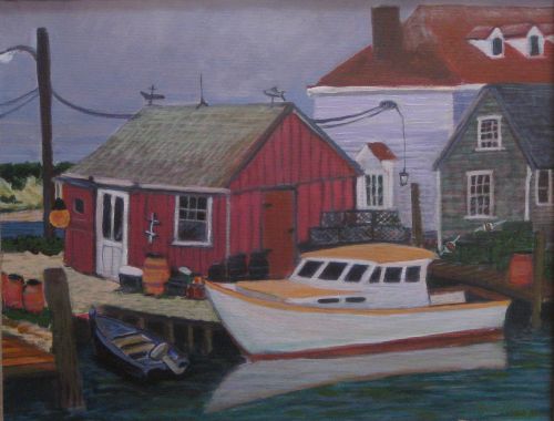The Red Shack-Menemsha © Bill Buckley, all rights reserved.
