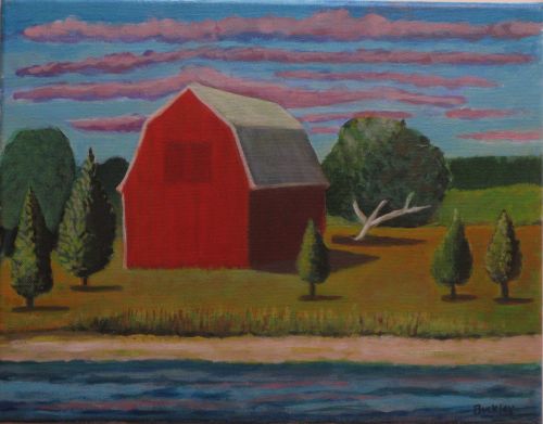 Sepiessa Point-Red Barn © Bill Buckley, all rights reserved.