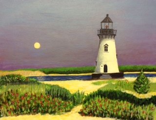Moonrise, Edgartown © Bill Buckley, all rights reserved.