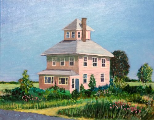 Pink House, Plum Island © Bill Buckley, all rights reserved.